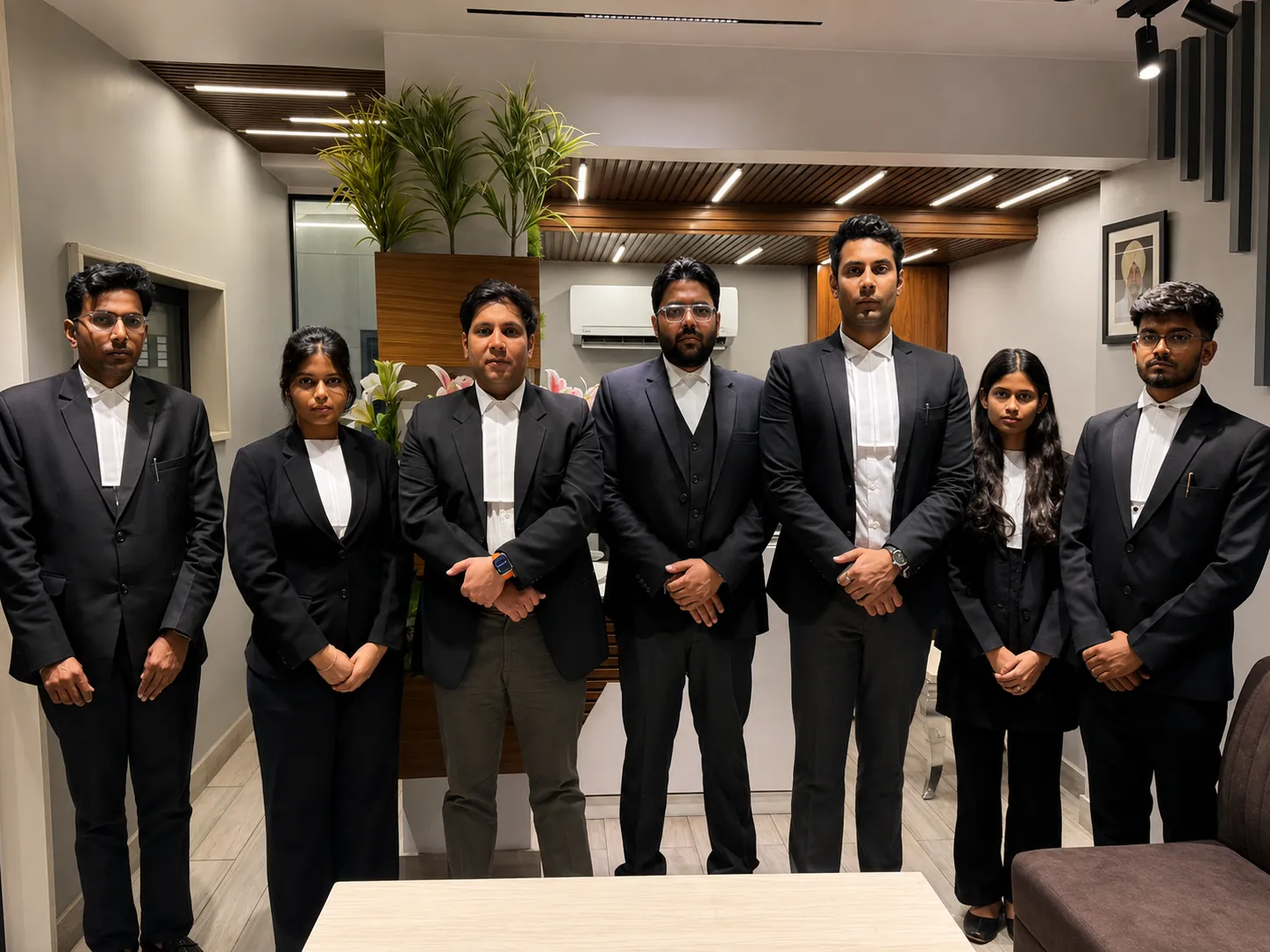 The team at Manuja Advocates in the chamber office